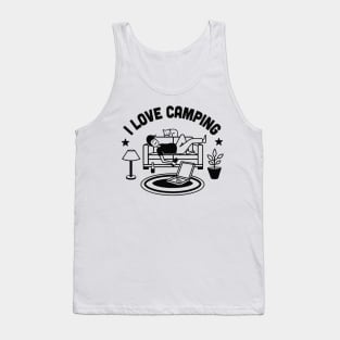 i love camping Tank Top